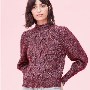Rebecca Taylor Cable-Knit Pullover Sweater